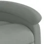 Sillón reclinable de masaje eléctrico terciopelo gris claro de , Sillones - Ref: Foro24-3204289, Precio: 267,70 €, Descuento: %
