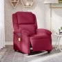 Sillón reclinable de masaje eléctrico terciopelo rojo tinto de , Sillones - Ref: Foro24-3204294, Precio: 292,74 €, Descuento: %