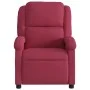 Sillón reclinable de masaje eléctrico terciopelo rojo tinto de , Sillones - Ref: Foro24-3204294, Precio: 292,74 €, Descuento: %