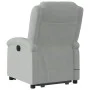 Light Gray Velvet Liftable Massage Recliner by , Armchairs - Ref: Foro24-3204311, Price: 301,56 €, Discount: %