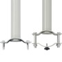 Toldo lateral retráctil para patio 140x300 cm gris by vidaXL, Umbrellas - Ref: Foro24-45192, Price: 86,33 €, Discount: %