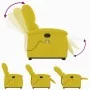 Sillón reclinable de masaje elevable terciopelo amarillo de , Sillones - Ref: Foro24-3204318, Precio: 313,12 €, Descuento: %
