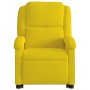 Yellow Velvet Liftable Massage Recliner by , Armchairs - Ref: Foro24-3204318, Price: 291,90 €, Discount: %