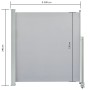 Toldo lateral retráctil para patio 140x300 cm gris by vidaXL, Umbrellas - Ref: Foro24-45192, Price: 86,33 €, Discount: %