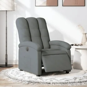 Sillón reclinable eléctrico de tela gris oscuro de , Sillones - Ref: Foro24-3204069, Precio: 242,08 €, Descuento: %