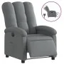 Sillón reclinable eléctrico de tela gris oscuro de , Sillones - Ref: Foro24-3204069, Precio: 242,90 €, Descuento: %