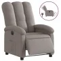 Taupe gray fabric electric recliner by , Armchairs - Ref: Foro24-3204076, Price: 241,29 €, Discount: %