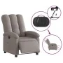 Taupe gray fabric electric recliner by , Armchairs - Ref: Foro24-3204076, Price: 241,29 €, Discount: %