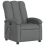 Electric massage recliner dark gray fabric by , Armchairs - Ref: Foro24-3204081, Price: 297,27 €, Discount: %