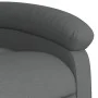 Electric massage recliner dark gray fabric by , Armchairs - Ref: Foro24-3204081, Price: 297,27 €, Discount: %