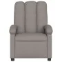 Electric massage recliner taupe gray fabric by , Armchairs - Ref: Foro24-3204088, Price: 268,95 €, Discount: %