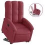 Sillón reclinable elevable tela rojo tinto de , Sillones - Ref: Foro24-3204095, Precio: 289,73 €, Descuento: %