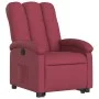 Sillón reclinable elevable tela rojo tinto de , Sillones - Ref: Foro24-3204095, Precio: 289,73 €, Descuento: %