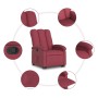 Roter, verstellbarer Sessel aus Stoff von , Sessel - Ref: Foro24-3204095, Preis: 270,37 €, Rabatt: %
