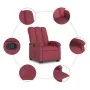 Sillón reclinable elevable tela rojo tinto de , Sillones - Ref: Foro24-3204095, Precio: 289,73 €, Descuento: %