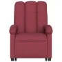 Sillón reclinable elevable tela rojo tinto de , Sillones - Ref: Foro24-3204095, Precio: 289,73 €, Descuento: %