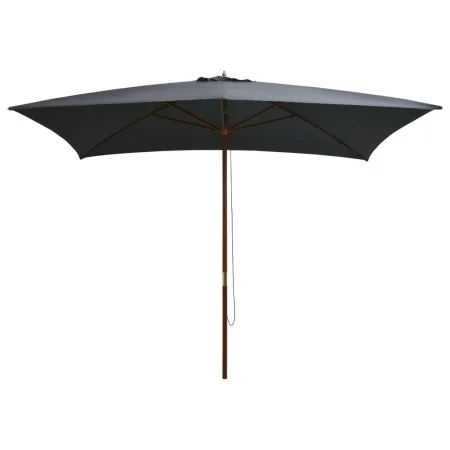 Gartenschirm mit Holzstange 200x300 cm anthrazit von vidaXL, Sonnenschirme - Ref: Foro24-44513, Preis: 70,65 €, Rabatt: %
