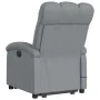 Light Gray Fabric Foot Recliner Massage Chair by , Armchairs - Ref: Foro24-3204104, Price: 335,24 €, Discount: %