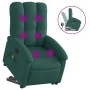 Silla de masaje reclinable de pie de tela verde oscura de , Sillones - Ref: Foro24-3204110, Precio: 294,90 €, Descuento: %