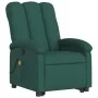 Silla de masaje reclinable de pie de tela verde oscura de , Sillones - Ref: Foro24-3204110, Precio: 294,90 €, Descuento: %