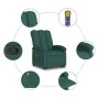 Silla de masaje reclinable de pie de tela verde oscura de , Sillones - Ref: Foro24-3204110, Precio: 294,90 €, Descuento: %