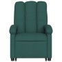 Silla de masaje reclinable de pie de tela verde oscura de , Sillones - Ref: Foro24-3204110, Precio: 279,44 €, Descuento: %
