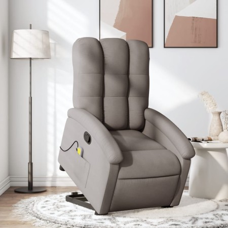 Hebbarer Massagesessel aus taupegrauem Stoff von , Sessel - Ref: Foro24-3204112, Preis: 282,64 €, Rabatt: %