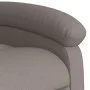 Liftable massage recliner taupe gray fabric by , Armchairs - Ref: Foro24-3204112, Price: 303,02 €, Discount: %
