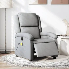Elektrischer Massagesessel aus hellgrauem Stoff von , Sessel - Ref: Foro24-3204152, Preis: 260,73 €, Rabatt: %