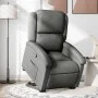 Sillón reclinable elevable de tela gris oscuro de , Sillones - Ref: Foro24-3204165, Precio: 297,53 €, Descuento: %