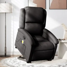 Black Fabric Liftable Massage Recliner by , Armchairs - Ref: Foro24-3204178, Price: 290,86 €, Discount: %