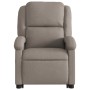 Liftable massage recliner taupe gray fabric by , Armchairs - Ref: Foro24-3204184, Price: 276,19 €, Discount: %