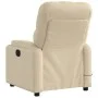 Cream fabric electric massage recliner by , Armchairs - Ref: Foro24-3204707, Price: 274,72 €, Discount: %