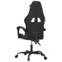 Silla gaming giratoria cuero sintético negro y azul en Sillas gaming | Comprar online en Foro24