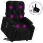 Sillón reclinable de masaje elevable tela negro de , Sillones - Ref: Foro24-3204724, Precio: 286,71 €, Descuento: %