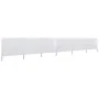 Beach windbreak with 6 fabric panels 800x80 cm white by vidaXL, Umbrellas - Ref: Foro24-44543, Price: 58,94 €, Discount: %