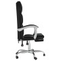 Silla de oficina reclinable cuero sintético negro en Sillas de oficina | Comprar online en Foro24