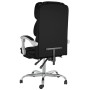 Silla de oficina reclinable cuero sintético negro en Sillas de oficina | Comprar online en Foro24