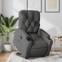 Sillón reclinable elevable de tela gris oscuro de , Sillones - Ref: Foro24-3204711, Precio: 257,34 €, Descuento: %