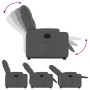 Dark Gray Fabric Liftable Recliner by , Armchairs - Ref: Foro24-3204711, Price: 257,34 €, Discount: %