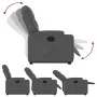 Hebbarer Liegesessel aus dunkelgrauem Stoff von , Sessel - Ref: Foro24-3204711, Preis: 274,97 €, Rabatt: %