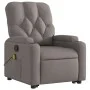 Sillón reclinable de masaje elevable tela gris taupé de , Sillones - Ref: Foro24-3204730, Precio: 319,67 €, Descuento: %