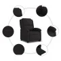 Elektrisch anhebbarer Liegestuhl aus schwarzem Stoff von , Sessel - Ref: Foro24-3204190, Preis: 334,73 €, Rabatt: %