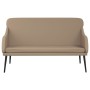 Banco de cuero sintético color capuchino 110x76x80 cm en Bancos | Comprar online en Foro24