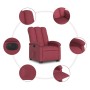 Elektrisch anhebbarer Liegestuhl aus rotem Stoff von , Sessel - Ref: Foro24-3204119, Preis: 315,47 €, Rabatt: %