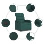 Dark Green Fabric Electric Liftable Recliner Chair by , Armchairs - Ref: Foro24-3204008, Price: 313,80 €, Discount: %