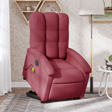 Elektrisch verstellbarer Massagesessel aus rotem Stoff von , Sessel - Ref: Foro24-3204131, Preis: 319,10 €, Rabatt: %