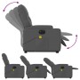 Anhebbarer elektrischer Massagesessel aus dunkelgrauem Stoff von , Sessel - Ref: Foro24-3204747, Preis: 364,34 €, Rabatt: %