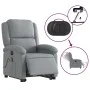 Sillón de masaje eléctrico reclinable elevable tela gris claro de , Sillones - Ref: Foro24-3204200, Precio: 336,33 €, Descuen...
