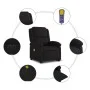 Anhebbarer elektrischer Massagesessel aus schwarzem Stoff von , Sessel - Ref: Foro24-3204202, Preis: 341,72 €, Rabatt: %